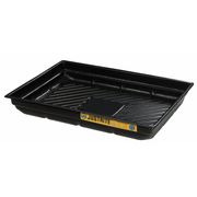 Justrite Spill Tray, 20 gal., Black 28717