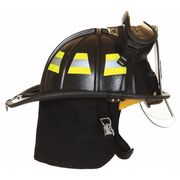 Fire-Dex Fire Helmet, Traditional, White 1910GF951