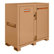 Knaack Model 112 JOBMASTER Cabinet, 60" W x 30" D x 60" H, 16-Gauge Steel, Tan, 54.9 cu ft 112