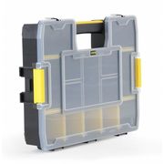 Stanley Compartment Box with 14 compartments, Plastic, 2 3/4 in H x 14 5/8 in W STST14022