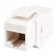 Monoprice Datacom Jack, Cat5, Inline Coupler, White 7302