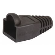 Monoprice Relief Boot, RJ45, Black, PK50 7249