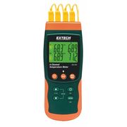 Extech Thermocouple Thermometer, 4 Input SDL200