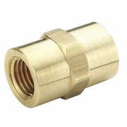 Parker Brass Dryseal Pipe Fitting, FNPT x FNPT, 3/8" Pipe Size 207P-6