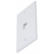 Monoprice WallPlate, Blank Keystone, 1 Hole, White 6725