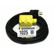 Southwire Extension Cord, 25ft, 12/4, 20A, SOW, Black LIV1025