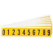 Brady Numbers Label Kit, 0 Thru 9, PK25 1530-# KIT