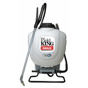 Field King 4 gal. Backpack Sprayer For Professionals, Polyethylene Tank, Fan, Foaming Spray Pattern 190348