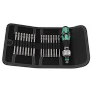 Wera Hex Plus, Phillips, Robertson Square Recess, Slotted, Tamper Resistant Torx(R) Bit 5 1/2 in 05051041001