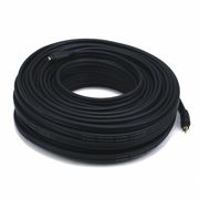 Monoprice A/V Cable, 3.5mm M/F Ext Cble, Blk, 100ft 5595