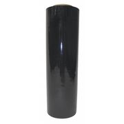 Zoro Select Hand Stretch Wrap 18" x 1500 ft., Cast Style, Black Opaque 15C005