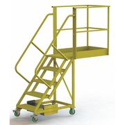 Tri-Arc 92 in H Steel Cantilever Rolling Ladder, 5 Steps UCU500540242