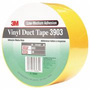 3M Duct Tape, 2 x 50 yd, 6.5 mil, Yellow, Vinyl 3903