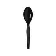 Dixie Disposable Spoon, Black, Medium Weight, PK1000 TM517