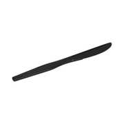 Dixie Wrapped Disposable Knife, Black, Heavy Weight, PK1000 PKH53C