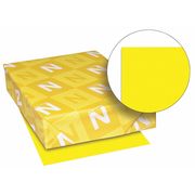 Neenah Paper Card Stock, 8-1/2x11, Yellow, PK250 WAU22731