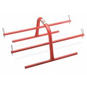 Gardner Bender Reel Stand, 4 Spindles, Steel, Red, 13 1/2 in W x 24 in D x 9 1/2 in H WSP-100E