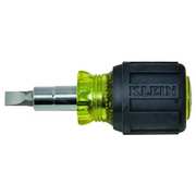 Klein Tools Multi-Bit Screwdriver / Nut Driver, 6-in-1, Stubby, Ph, Sl Bits 32561