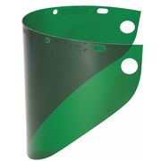 Fibre-Metal By Honeywell Faceshield Window, Propionate, Dk Green 4178DGN