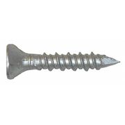 Red Head Tapcon Masonry Screw, 1/4" Dia., Flat, 2 1/4 in L, 410 Stainless Steel Silver Climashield, 100 PK 3375907