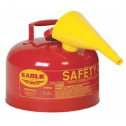 Eagle Mfg 2 1/2 gal Red Galvanized Steel Type I Safety Can Flammables UI25FS