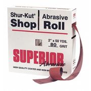 Superior Abrasives Shop Roll, CC, 1"x50 yd., Red AO, Grit 240 A009702