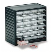 Treston Small Parts Drawer Unit, 24 Drawers, Clear 291-3