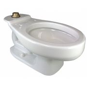 American Standard Toilet Bowl, 1.28 to 1.6 gpf, Flushometer, Floor Mount, Round, White 2282001.020