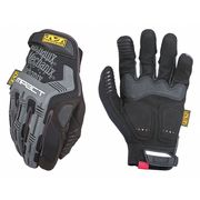 Mechanix Wear M-Pact Impact Resistant Work Gloves, Vibration Absorption, TPR, Black/Gray, Large, 1 Pair MPT-58-010