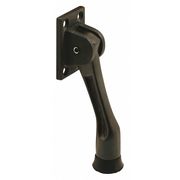 Primeline Tools Door Holder, 4 in, Zinc Diecast, Bronze-Plated Finish, Drop Down, Heavy Duty (Single Pack) MP4538