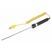 Reed Instruments Immersion Thermocouple Probe, Type K, -58 to 1112°F (-50 to 600°C) R2950