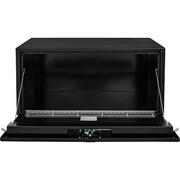 Buyers Products 18x18x30 Inch Black Steel Underbody Truck Box With 3-Point Latch 1732303