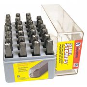 C.H. Hanson Standard Steel Letter Stamp Set, 1/2" 20400