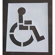 Rae Pavement Stencil, 48 in, Handicap, 1/16, STL-116-3048 STL-116-3048