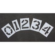 Rae Pavement Stencil, 12 in, Number Kit, 1/16 STL-116-8120