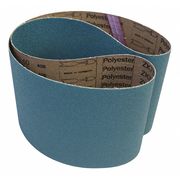 Vsm Abrasive Belt, 80 Grit, Zirc, 6 x 48", PK10, Coated, 6" W, 48" L, 80 Grit, Medium, Zirconia, ZK713X 81337