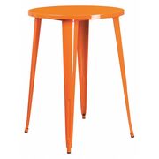 Flash Furniture 30" W, 30" L, 41" H, Metal Top, Orange CH-51090-40-OR-GG