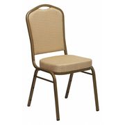 Flash Furniture Banquet Chair, 20-1/4"L38"H, FabricSeat, HerculesSeries FD-C01-ALLGOLD-H20124E-GG