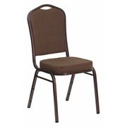 Flash Furniture BrownBanquet Chair, 20-1/4"L38"H, FabricSeat, HerculesSeries FD-C01-COPPER-008-T-02-GG