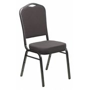 Flash Furniture GrayBanquet Chair, 20-1/4"L38"H, FabricSeat, HerculesSeries FD-C01-SILVERVEIN-GY-GG