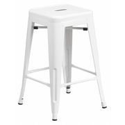 Flash Furniture 24" High Backless White Counter Height Stool CH-31320-24-WH-GG