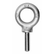 KEN FORGING Machinery Eye Bolt With Shoulder, 1-1/4"-7, 3 in Shank, 2-3/16 in ID, 316 Stainless Steel, Plain K2032-316SS