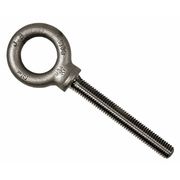 KEN FORGING Machinery Eye Bolt With Shoulder, 1/2"-13, 2-1/2 in Shank, 1-3/16 in ID, 316 Stainless Steel, Plain K2025-2-1/2-316SS