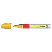 Zoro Select Industrial Marker, Jumbo Tip, Yellow Color Family, Ink 19N838