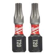 Milwaukee Tool SHOCKWAVE Impact Torx T20 Insert Bits (2 PK) 48-32-4414