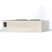 Porta-King 4-Wall Modular In-Plant Office, 8 ft H, 32 ft W, 20 ft D, White VK1DW-WCM 20'X32' 4-WALL