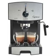 Capresso Black/Silver Dual Drip 42 oz. Espresso Machine 117.05