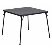 Flash Furniture Square Folding Table, 33.5" W, 33.5" L, 27.75" H, Black JB-2-GG