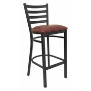 Flash Furniture 30" Ladder Back Restaurant Stool XU-DG697BLAD-BAR-BURV-GG