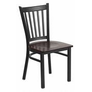Flash Furniture Restaurant Chair, 20-1/4"L34-1/4"H, HerculesSeries XU-DG-6Q2B-VRT-WALW-GG
